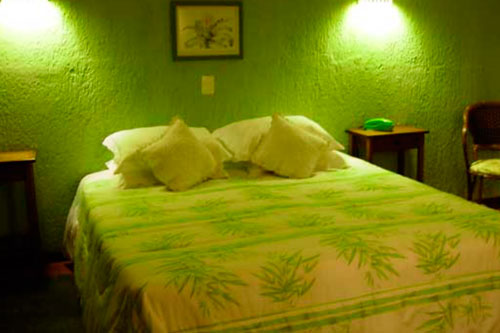Quarto Individual da Pousada Bambuza